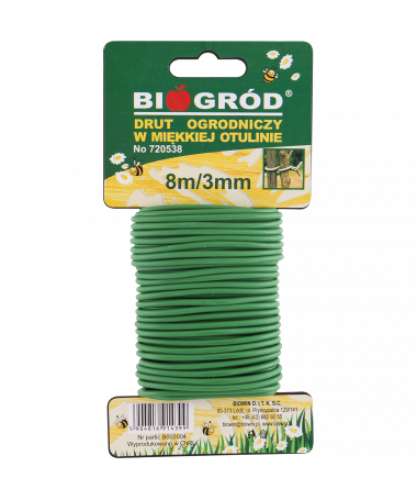 Gardening wire in soft sheath 8m x 3mm - 1