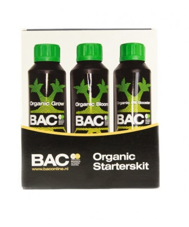 BAC Organic Starterskit - Podstawowy zestaw organicznych odżywek - 1 - Organic Starter Kit komplet najwyższej jakości produktów