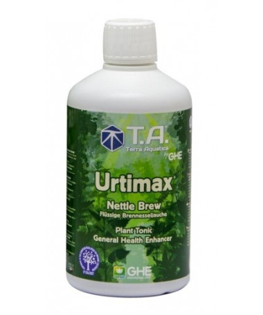 Terra Aquatica GHE Urtimax 500ml Organiczny stymulator systemu odpornościowego - 1 - jest organicznym wyciągiem z pokrzyw, zawie