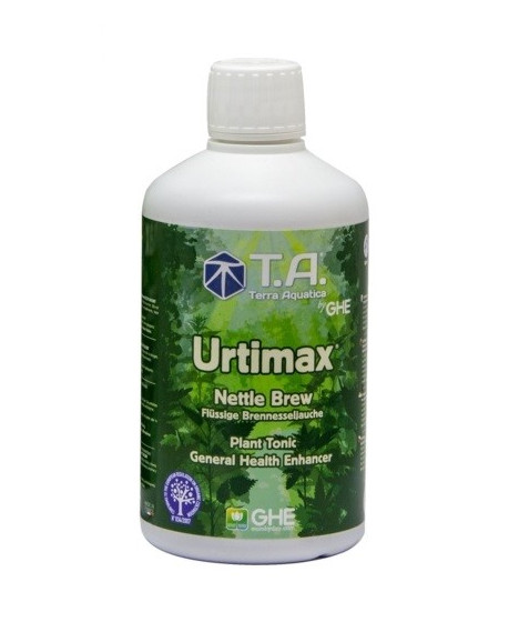 Terra Aquatica GHE Urtimax 500ml Organiczny stymulator systemu odpornościowego - 1 - jest organicznym wyciągiem z pokrzyw, zawie