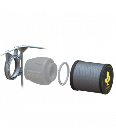 Secret Jardin Aktivkohlefilter 250 m³/h – 2 – Für eine Anbaufläche von maximal 120 x 120 cm