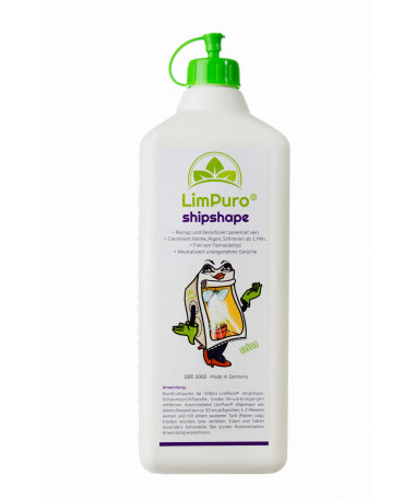 DISINFECTING LIQUID FOR CLEANING CULTIVATION TENTS - SHIPSHAPE 1L, FOR ALL SURFACES, LIMPURO - 1