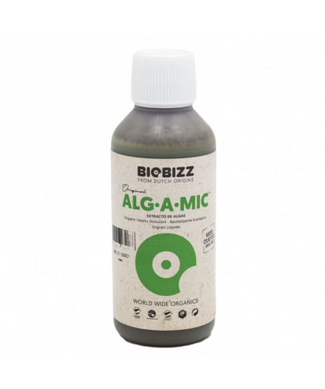 BioBizz Alg-A-Mic 250ml - zestaw mikroelementów, witamin, aminokwasów i hormonów roślinnych - 1