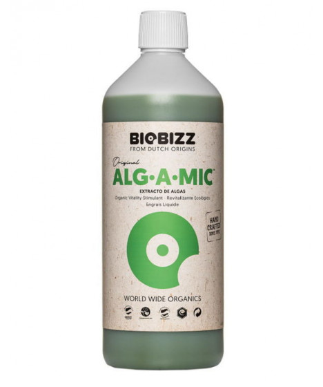 BioBizz Alg-A-Mic 1l - sada mikroživin, vitamínů, aminokyselin a rostlinných hormonů - 1 - Alg-A-Mic je 100% organický-.