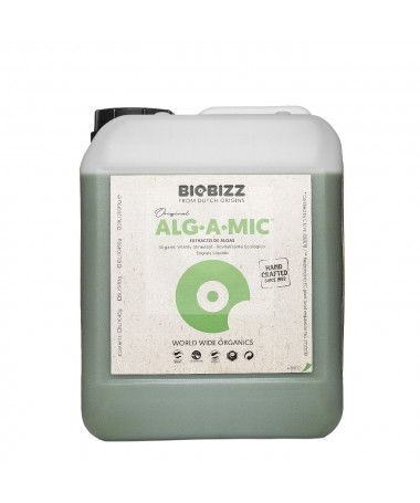 BioBizz Alg-A-Mic 5l - sada mikroživin, vitamínů, aminokyselin a rostlinných hormonů - 1 - Alg-A-Mic je 100% organický,