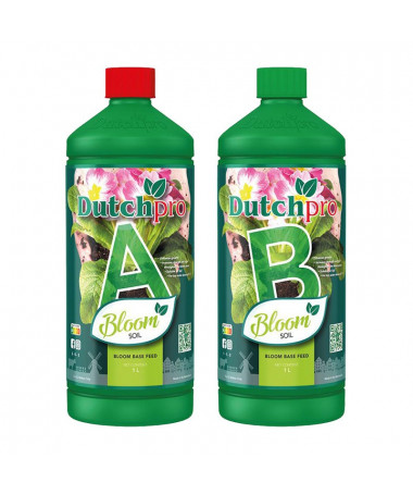 DUTCHPRO SOIL BLOOM A/B 2*1 l – 1 – Der Blütendünger von Dutchpro ist ein einzigartiger Komplex zur Bodendüngung. Pro DUTCHPRO SOIL BLOOM A/B 2*1 l – 1 – Der Blütendünger von Dutchpro ist ein einzigartiger Komplex zur Bodendüngung. Pro