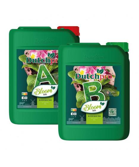 DUTCHPRO SOIL BLOOM A/B 2*5 l – 1 – Der Blütendünger von Dutchpro ist ein einzigartiges Komplexpräparat zur Bodendüngung.