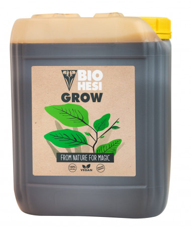 BIO HESI GROW, 5L ORGANIC GROWTH FERTILIZER, FOR SOIL, HYDRO AND COCONUT, HESI - 1