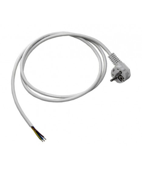 PRZEWÓD, KABEL ZASILAJĄCY Z WTYCZKĄ (LINKA) 3x1,5mm - 1,5m - 1 - długość 140cm.