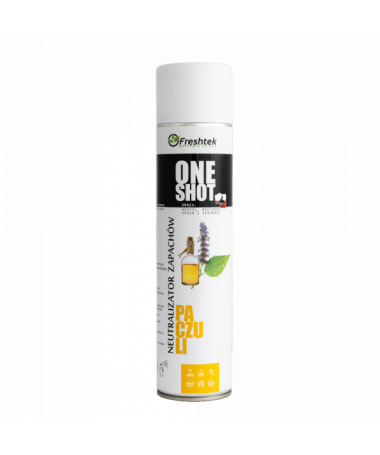 Freshtek ONE SHOT Paczuli Spray 600ml - neutralizator zapachu - 1