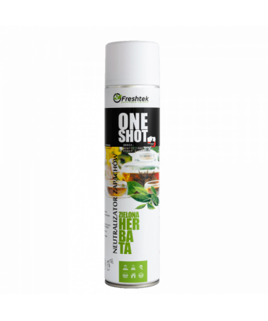 Freshtek ONE SHOT Green Tea Spray 600ml - odor neutralizer - 1