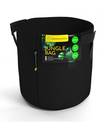 Herbgarden Jungle Bag Stoff Topf 8L Rund - 1 -.