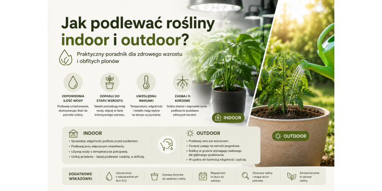 How to water indoor and outdoor plants?