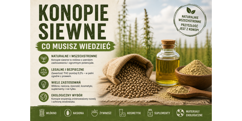 Konopie siewne. Co musisz wiedzieć