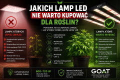 Jakie lampy LED do roślin omijać? Poradnik grow LED 2026