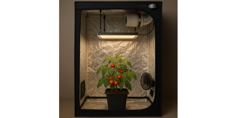 Uprawa w namiocie 60x60 – co zmieścisz i jakie lampy dobrać?